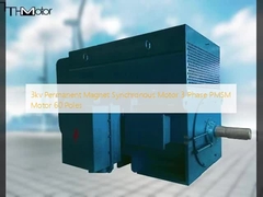 3kv Permanent Magnet Synchronous Motor 3 Phase PMSM Motor 60 Poles