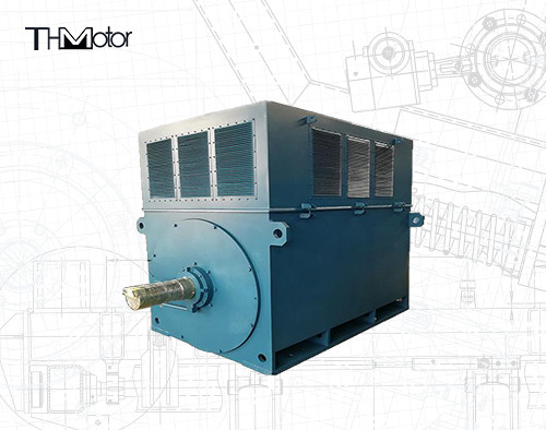 YPKK 900kw Three Phase Asynchronous Electric Motor High Voltage 8p10p 12p