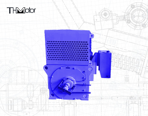 High Voltage AC Series HV Wound Rotor Motor With Low Vibration Level