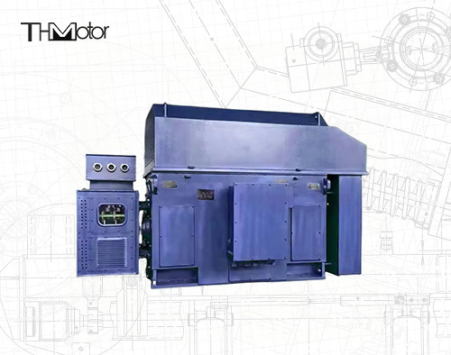 800KW  375rpm  three phase electric motor high-voltage wound rotor motor YRKK  900KW