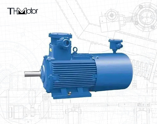IC411 Electric Flameproof Motor IP55 Protection Class ≤70dB Noise Level