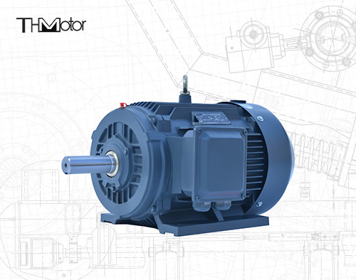 IP54/IP55 Voltage DC Motor 4/6 Poles 0.4-75kw Power Hollow Shaft Speed 1000 - 3000rpm