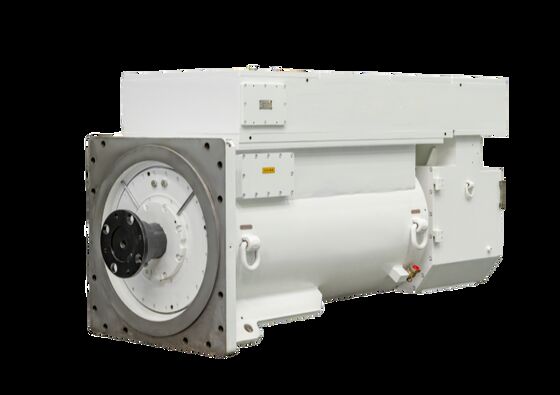 Permanent magnet synchronous VFD integrated motor with 200-1600kW power range IP66 protection and Ex db explosion proof